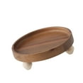 thumbnail image 3 of Pedestal de madera, elevador de madera, centro de mesa, decoración de moda, decoración L, 3 of 9