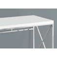 thumbnail image 3 of Scranton & Co 48" Modern Wood/Metal Computer Desk in Glossy White/Chrome, 3 of 5