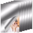thumbnail image 1 of Maytalsory 6pcs/set ABS Made Mirror Tiles Strong Structure Easy Installation Hotel Mirror Stickers, 1 of 6