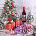 thumbnail image 5 of Hxoliqit Christmas Tree Ornaments Colored Shatterproof Plastic Decorative Baubles For Xmas Tree Decor Holiday Wedding Decoration Features:, 5 of 9