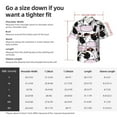 thumbnail image 5 of Kll Men'S Hawaiian Shirt Short Sleeve Button Down Beach Shirts-Cute Animal With Cow, 5 of 7