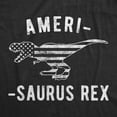 thumbnail image 2 of Mens Amerisaurus Rex T Shirt Funny 4th Of July T-Rex America Graphic Novelty Tee Graphic Tees, 2 of 9