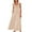 Beige, variant on Rvkxad Dresses for Women 2025 Casual Spring Sleeveless Maxi Dresses Tie Front A-Line Empire Waist Casual Summer Smocked V Neck Flowy Boho Long Dress Beige S