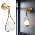 thumbnail image 3 of Luces De Pared De Cabecera De Bola Redonda, Lámpara De Decoración Interior Luz De Pared De Gota De Agua Iluminación Suave Resistente Para Dormitorios, 3 of 7