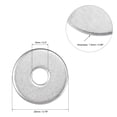 thumbnail image 3 of Uxcell 5mm x 20mm x 1.5mm Arandela plana de acero al carbono galvanizado para tornillo de 50 paquetes, 3 of 4
