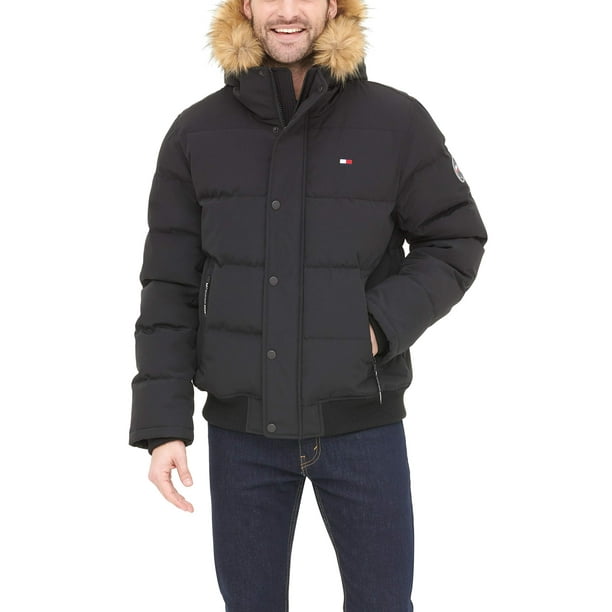 Chaqueta Tommy Hilfiger de tela ártica acolchada con esnórquel tipo bomber