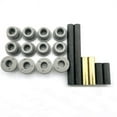 thumbnail image 2 of 2 set Front Lower Spring/Front Upper Control Arm Bushing Sleeve Repair Kit for Club Car Precedent Golf Cart 102289901,24 x bushing 12 x Sleeves,Black&Gray, 2 of 7