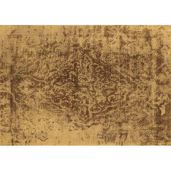 Ahgly Company Indoor Rectangle Oriental Brown Industrial Area Rugs, 8' x 12'