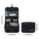 thumbnail image 3 of Mejor bolsa de maquillaje de viaje con gancho - Organizadora estética impermeable para artículos de aseo húmedos y secos, necesera colgante con varios compartimentos, 3 of 8