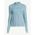 thumbnail image 4 of Sofia Active by Sofia Vergara Women’s Super-Soft Lux Zip-Up Jacket, 4 of 6