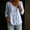 Light blue, variant on 3/4 Length Sleeve Womens Tops Boho Tops for Women Womens Tops Work Tops Summer Blouses Summer Shirts Linen Shirts Blouses for Women Dressy Casual Plus Size Summer Tops Plus Size Tunic Tops Blue S