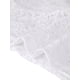 thumbnail image 5 of TOP Floral Lace Sin Mangas Y2K Corto para Salir Fiesta S Blanco, 5 of 6
