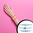thumbnail image 4 of Sonducket 3 uds. De tobilleras étnicas ajustables estilo bohemio concha de estrella de mar adorno de cristal pulseras de tobillo para mujeres y niñas Ropa, zapatos y accesorios Miscelánea Sonducket AP010272-00, 4 of 6
