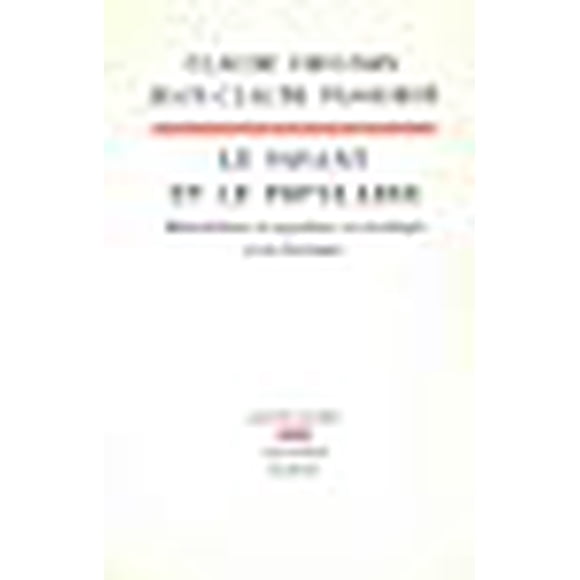 Savant / Populaire (Hautes etudes) (French Edition)