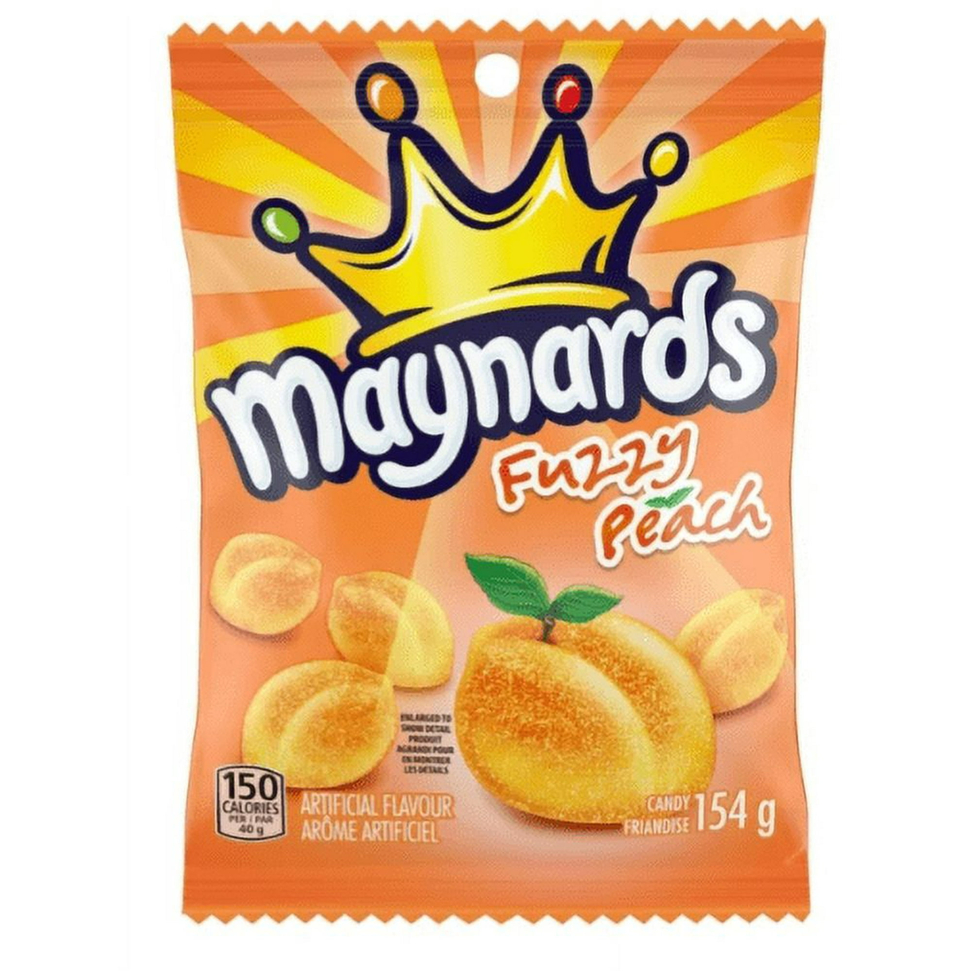 Maynards, Fuzzy Peach, Gummy Candy, 154g