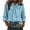 Blue, variant on Women's Bow Tie Blouse Light Casual Solid Elegant Work Shirts