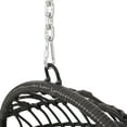 thumbnail image 6 of Perry Outdoor Wicker Hanging Chair with Stand, Gray and Dark Gray, 6 of 8