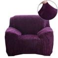 thumbnail image 2 of CJC 1/2/3/4 Seater Couch Sofa Slipcover Protector Velvet Stretch Plush Thick Sofa Covers, 2 of 11