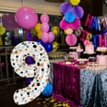 thumbnail image 4 of YAOMOBB Aluminum Film Balloon Eye catching Number Balloon Inflatable Decorative Fragment Printing for Parties, 4 of 7