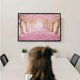 thumbnail image 3 of 1Pc Cherry Tree Jigsaw 1000 Pieces Cherry Blossom Jigsaw Puzzle for Fun Oil Painting Jigsaw for Adult (Pink), 3 of 4