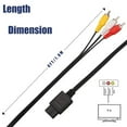thumbnail image 5 of AV  Composite Video Cord Compatible with  64/N64/GameCube/  SNES TV (6 ), 5 of 7