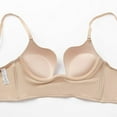 thumbnail image 6 of Plunge Bra with Clear Back Straps Backless Deep V Padded Low Cut Underwire for Women, 6 of 6