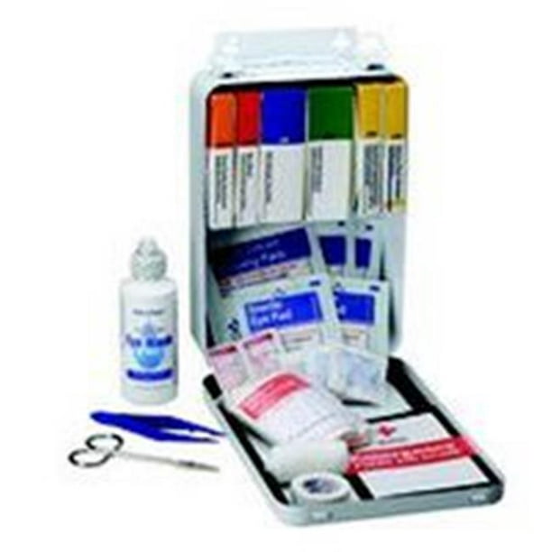 First Aid Only Kit Premiers Soins 94Pc Auto Métal 221-U/FAO