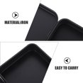 thumbnail image 6 of Pretyzoom 2Pcs Black Metal Game Cards Storage Box Compact Lightweight Card Deck Case, 6 of 8
