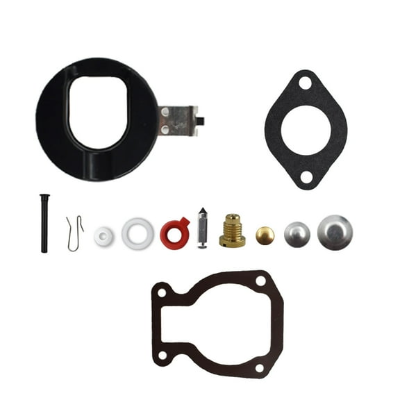 LABLT Carburetor Repair Kit w/Float Replacement for Johnson Evinrude 398453 9.9 HP 15 HP 1974-1988