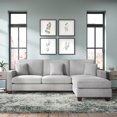 thumbnail image 4 of Bush Furniture's Stockton 102W Sectional Couch w/ Reversible Chaise Lounge Light Gray, 4 of 9