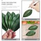 thumbnail image 4 of KAKOWELY 10 piezas de hojas verdes artificiales de magnolia para decoración de arreglos florales., 4 of 4