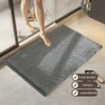thumbnail image 6 of Chenille Bath Rug | 16x24 Inch Non-Slip Absorbent Bath Mat | Soft Dense Short Pile Carpet for Bedroom & Bathroom Flooring | Modern Home Decor in Multiple Colors, 6 of 6