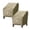 Beige, variant on Waterproof Patio Chair Covers with Heavy-Duty Fabric and Front Handle, 2-Pack, Black, for Outdoor Furniture