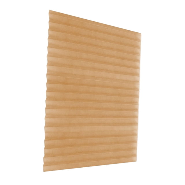 Cortinas temporales para ventanas, sin taladro, inalámbricas, con elevación, transpirables, de tela no tejida, despegables y adhesivas, para sala de Marrón XL