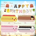 thumbnail image 2 of Farm Animals Party Paper Plates Disposable Tableware Farmhouse Birthday Banner Supplies for Birthday Farmhouse Fun Barnyard Animals Party Favors 41 PCS, 2 of 3