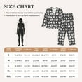 thumbnail image 4 of Yiaed Husky Print Pajamas Women's Long Sleeve Sleepwear Soft Button Down Loungewear Pjs Lounge Set Nightwear Womens Pajama Pants-Medium, 4 of 7