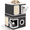 Black, variant on Cat Beds for Indoor Cats,Large Cat House for Pet Cat Cave with Scratch Pad and Fluffy Hanging Ball,Foldable Cat Cube Hideaway,Grey