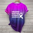 thumbnail image 2 of T Shirts For Women Womens Tops Awareness Memories Matter T Shirt, 2 of 3