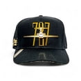 thumbnail image 2 of VAGO Style AMADO CARRILLO Gorra Artesanal Negra Visera Curva, 2 of 5