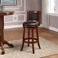 thumbnail image 4 of Home Square Augusta 29" Swivel Bar Stool in Cherry - Set of 3, 4 of 8