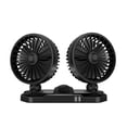 thumbnail image 1 of Ventilateur Électrique pour Véhicule Ventilateur Rotatif pour Véhicule Ventilateur Électrique Noir 1Ensemble 9.4X7.1in Abs, 1 of 7