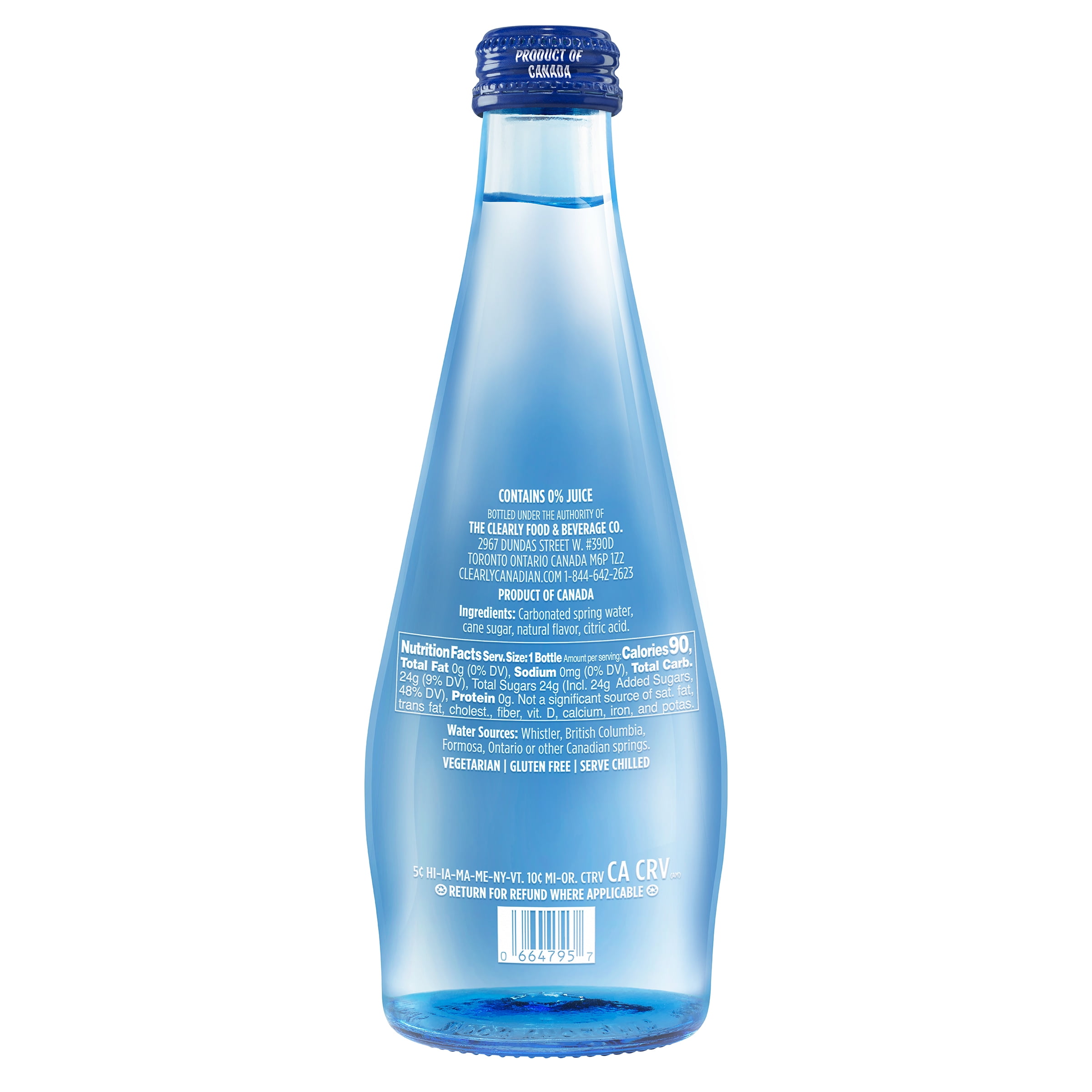 Clearly Canadian Wild Cherry Sparkling Water, 12 Pack, 11 fl oz