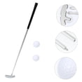 thumbnail image 4 of FUEENIRVA Durable Zinc Alloy Golf Putter for Indoor and Outdoor Training Silver 3Section Detachable Design, 4 of 8
