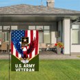 thumbnail image 3 of AMHNF U.S. Army Veteran Garden Flag, Linen, for Spring Summer Home Outdoor Garden Yard Door Decor 12x18 inch, 3 of 5