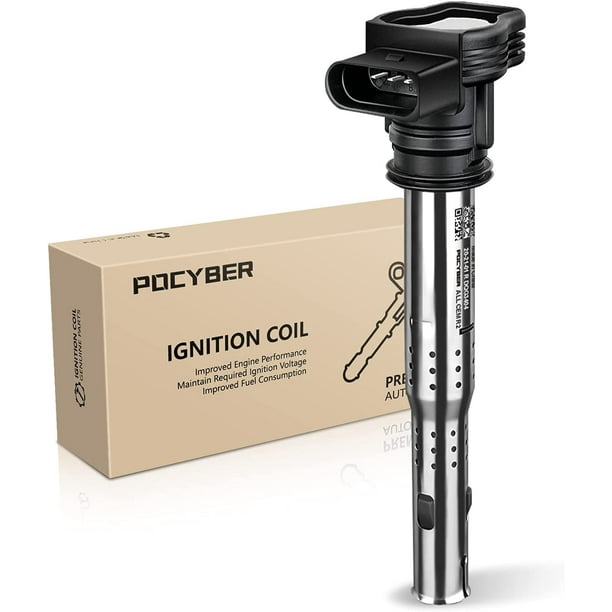 POCYBER Ignition Coils Pack Compatible with Audi 2.0T 1.8T A3 A4 A5 A6