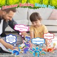 thumbnail image 3 of Dinosaur Toys for 3 4 5+ Year Old Boys, Dinosaur Building Blocks Set Kids STEM Take Apart Toys Educational Learning Toys Ideal Party Favors Christmas Birthday Gifts for 3-8 Years Old Kids Boys Girls, 3 of 6