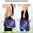 thumbnail image 4 of FORMRS Womens Corduroy Tote Bag Crossbody Shoulder Handbag with Pocket, Galaxy Pattern, 4 of 7