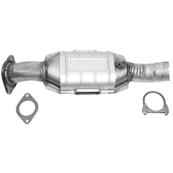 Walker Exhaust Catalytic Converter 14625 EPA Ultra Direct Fit; Stainless Steel Case; Single 2-Bolt-On Welded Inlet; 3 Inch Diameter Outlet; 25 Inch Overall Length