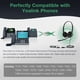 thumbnail image 2 of Auriculares con cable Yealink YHS34 Lite de doble oído, 111 g, cable de 2,1 m, 2 of 9