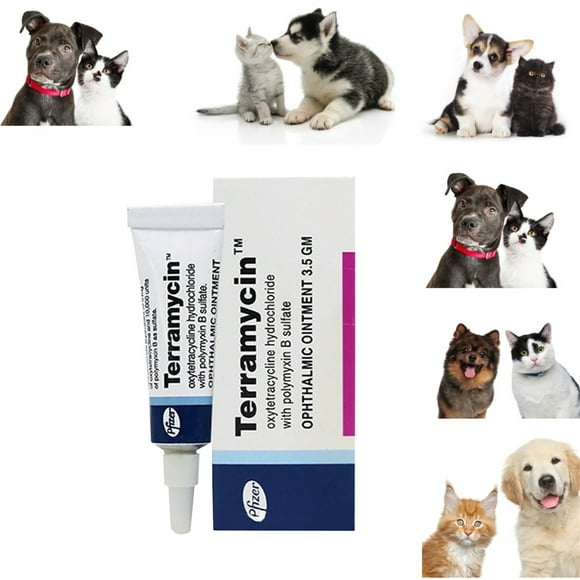 Pet Eye Health Ointment - Treats Conjunctivitis/Keratitis in Dogs & Cats | Hypoallergenic Gel for Infections | Fast-Acting 1pc #A023